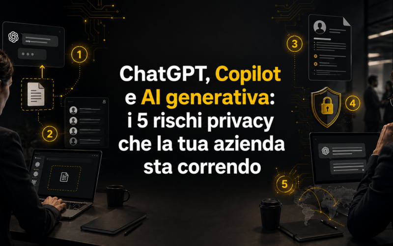 I 5 rischi privacy dell'AI generativa