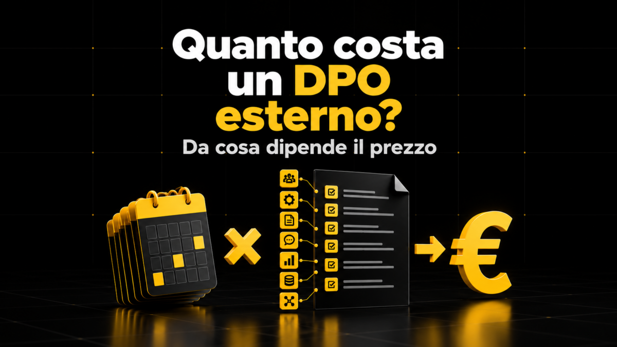 Quanto costa un DPO esterno: da cosa dipende il prezzo